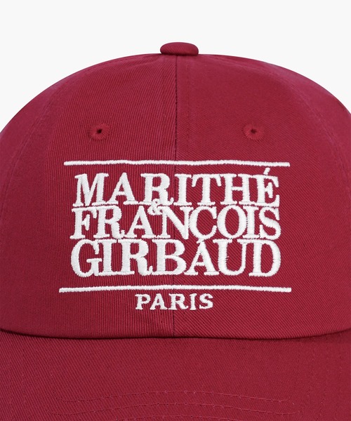 MARITHE + FRANCOIS GIRBAUD(マリテフランソワジルボー)の「CLASSIC LOGO COVERED CAP(キャップ・レディース・パープル/ネイビー/グリーン/レッド/ダークブラウン/アイボリー/ブルー/ブラック×ブラック・フリー)」の10枚目の写真