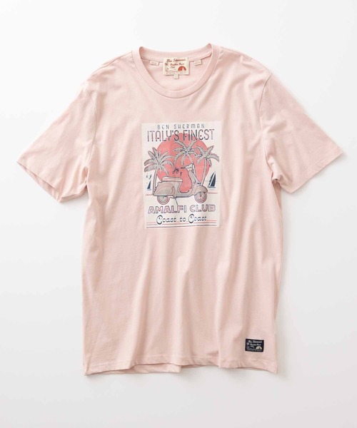 Ben Sherman(ベンシャーマン)の「ホリデーポスターTシャツ(Tシャツ/カットソー・メンズ・ベビーピンク・MEDIUM)」の5枚目の写真