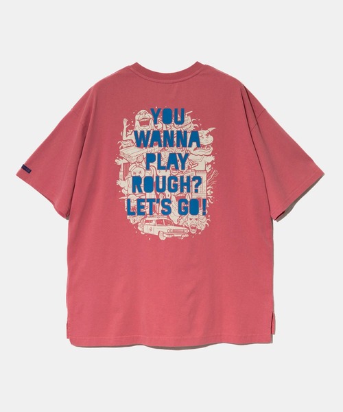 CUBE SUGAR(キューブシュガー)の「CUBE SUGAR/キューブシュガー 21/-OE天竺 ゴーストバスターズTEE(Tシャツ/カットソー・レディース・ホワイト/ピンク・FREE)」の1枚目の写真