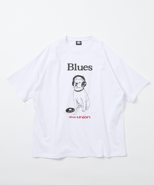 FREAK'S STORE(フリークスストア)の「限定展開 diskunion×FREAK'S STORE 別注 フレンチブルドッグ ビッグシルエット プリント クルーネック Tシャツ(Tシャツ/カットソー・メンズ・ブラック/ホワイト/ダークグレー・SMALL/LARGE/MEDIUM)」の4枚目の写真