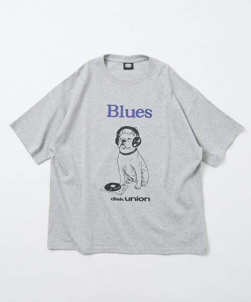 FREAK'S STORE(フリークスストア)の「限定展開 diskunion×FREAK'S STORE 別注 フレンチブルドッグ ビッグシルエット プリント クルーネック Tシャツ(Tシャツ/カットソー・メンズ・ブラック/ホワイト/ダークグレー・SMALL/LARGE/MEDIUM)」の9枚目の写真