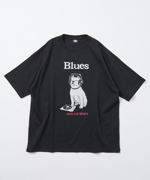 FREAK'S STORE(フリークスストア)の「限定展開 diskunion×FREAK'S STORE 別注 フレンチブルドッグ ビッグシルエット プリント クルーネック Tシャツ(Tシャツ/カットソー・メンズ・ブラック/ホワイト/ダークグレー・SMALL/LARGE/MEDIUM)」の11枚目の写真
