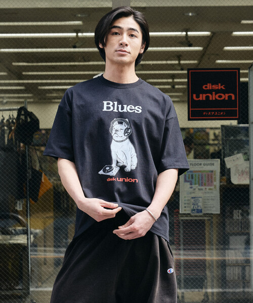 FREAK'S STORE(フリークスストア)の「限定展開 diskunion×FREAK'S STORE 別注 フレンチブルドッグ ビッグシルエット プリント クルーネック Tシャツ(Tシャツ/カットソー・メンズ・ブラック/ホワイト/ダークグレー・SMALL/LARGE/MEDIUM)」の20枚目の写真