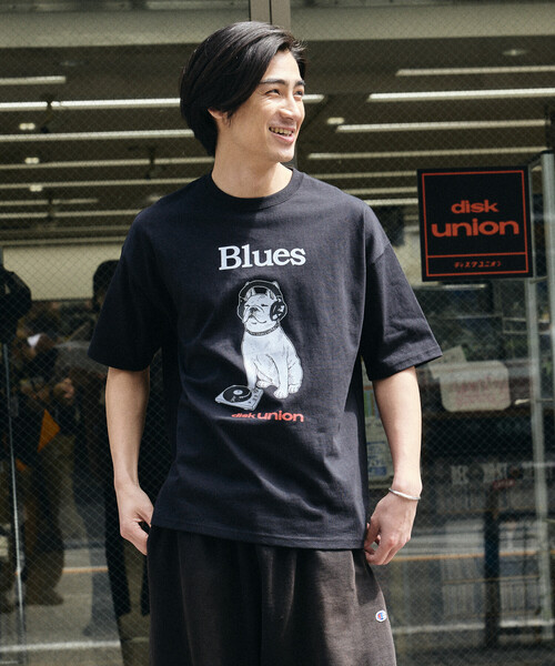 FREAK'S STORE(フリークスストア)の「限定展開 diskunion×FREAK'S STORE 別注 フレンチブルドッグ ビッグシルエット プリント クルーネック Tシャツ(Tシャツ/カットソー・メンズ・ブラック/ホワイト/ダークグレー・SMALL/LARGE/MEDIUM)」の21枚目の写真