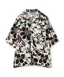 m's braque（エムズブラック）の「【別注】m's braque ポリエステル オープンカラー ハーフスリーブシャツ（シャツ/ブラウス）」