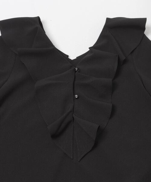 ITEMS URBANRESEARCH（アイテムズ アーバンリサーチ）の「フリルカラーブラウス（シャツ/ブラウス・レディース・ブラック/ライトグレー/ブラウン・FREE）」の10枚目の写真