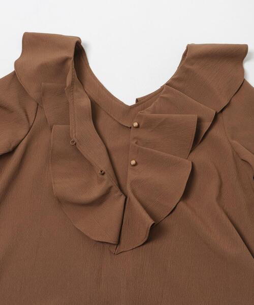 ITEMS URBANRESEARCH(アイテムズ アーバンリサーチ)の「フリルカラーブラウス(シャツ/ブラウス・レディース・ブラック/ライトグレー/ブラウン・FREE)」の11枚目の写真
