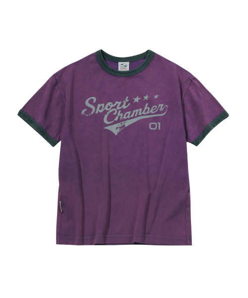SPORT CHAMBER(スポーツチャンバー)の「SCアクティブロゴTシャツ(パープル)(Tシャツ/カットソー・レディース・その他・1/2/3)」の1枚目の写真