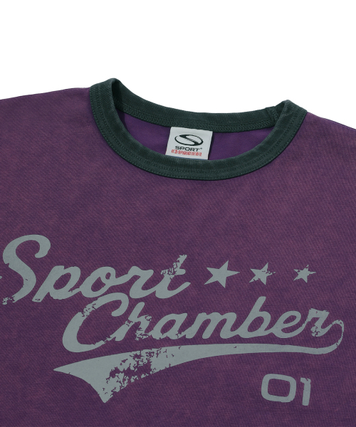 SPORT CHAMBER(スポーツチャンバー)の「SCアクティブロゴTシャツ(パープル)(Tシャツ/カットソー・レディース・その他・1/2/3)」の3枚目の写真