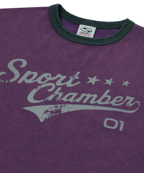 SPORT CHAMBER(スポーツチャンバー)の「SCアクティブロゴTシャツ(パープル)(Tシャツ/カットソー・レディース・その他・1/2/3)」の4枚目の写真