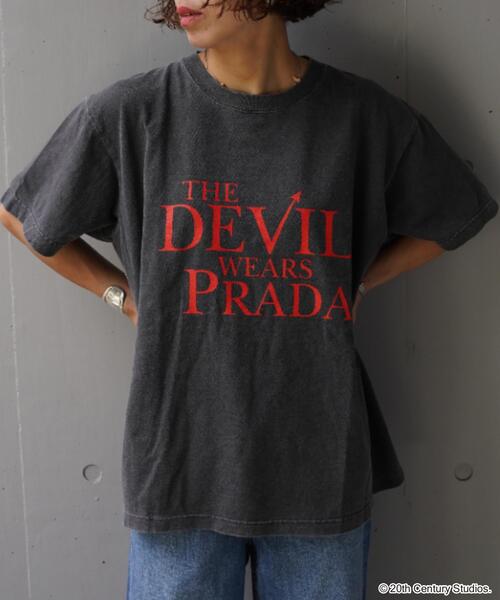 GOOD ROCK SPEED(グッドロックスピード)の「GOOD ROCK SPEED (グッドロックスピード) The DEVIL WEARS PRADA/ロゴT/UNISEX(Tシャツ/カットソー・レディース・ブラック/ホワイト・XL/L/M)」の8枚目の写真