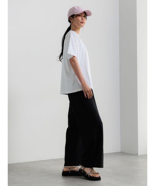 Te chichi（テチチ）の「【遮熱/調温】ビッグTシャツ（Tシャツ/カットソー・レディース・オフホワイト・F）」の3枚目の写真