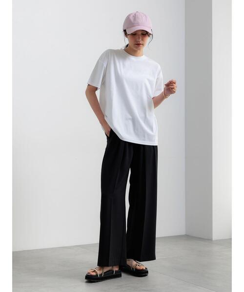 Te chichi（テチチ）の「【遮熱/調温】ビッグTシャツ（Tシャツ/カットソー・レディース・オフホワイト・F）」の5枚目の写真