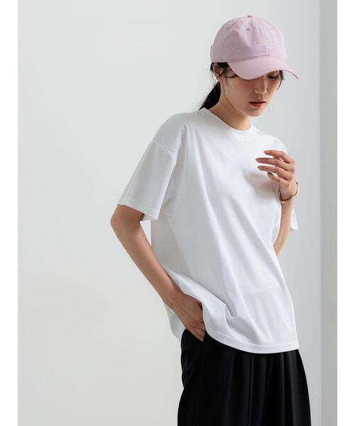 Te chichi（テチチ）の「【遮熱/調温】ビッグTシャツ（Tシャツ/カットソー・レディース・オフホワイト・F）」の6枚目の写真