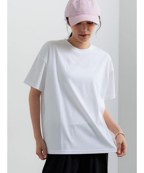 Te chichi（テチチ）の「【遮熱/調温】ビッグTシャツ（Tシャツ/カットソー・レディース・オフホワイト・F）」の7枚目の写真