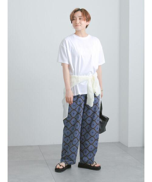 Te chichi（テチチ）の「【遮熱/調温】ビッグTシャツ（Tシャツ/カットソー・レディース・オフホワイト・F）」の8枚目の写真