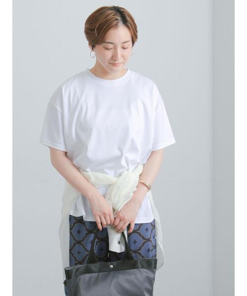Te chichi（テチチ）の「【遮熱/調温】ビッグTシャツ（Tシャツ/カットソー・レディース・オフホワイト・F）」の10枚目の写真