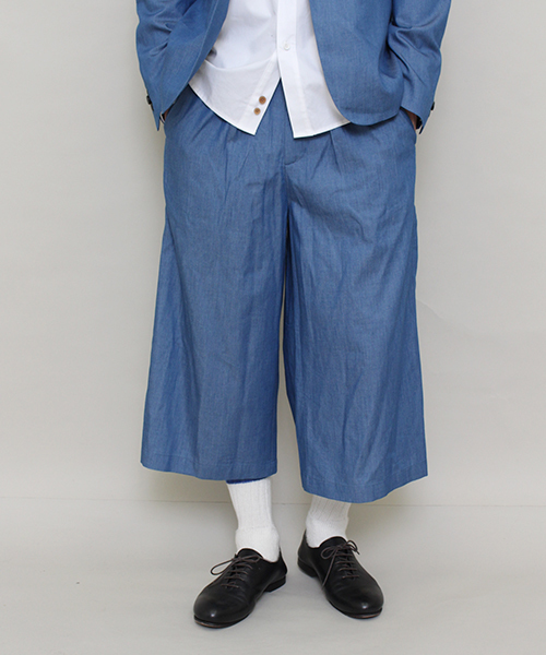 Lui's（ルイス）の「Lui's(ルイス) デニムガウチョパンツ（その他パンツ・メンズ・インディゴブルー/ブルー・SMALL/MEDIUM）」の2枚目の写真