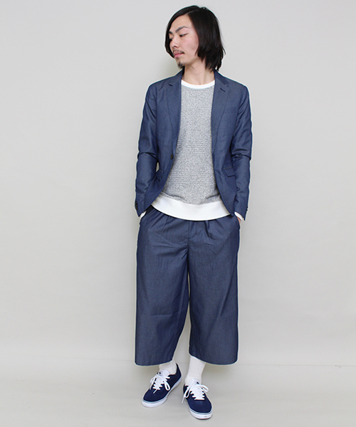 Lui's（ルイス）の「Lui's(ルイス) デニムガウチョパンツ（その他パンツ・メンズ・インディゴブルー/ブルー・SMALL/MEDIUM）」の7枚目の写真