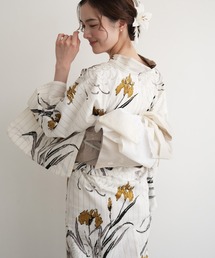utatane | 2026新作［utatane×Acka.］浴衣4set 菖蒲と糸菊 white・navy(浴衣)