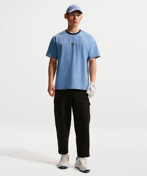NIKE(ナイキ)の「ナイキ メンズ ルーズフィット ゴルフ Tシャツ / Nike Men's Loose-Fit Golf T-Shirt IH2056-486 Work Blue(Tシャツ/カットソー・メンズ・ブルー系その他・2XL/XL/S/L/M)」の4枚目の写真