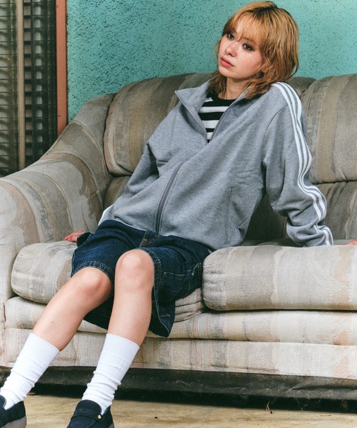 adidas(アディダス)の「adidas SWEAT FIREBIRD TRACKTOP atmos / アディダス スウェット ファイヤーバード トラックトップ アトモス【SP】(スウェット・メンズ・ヘザーグレー・3XL/XS/S/M/L/XL/XXL)」の12枚目の写真