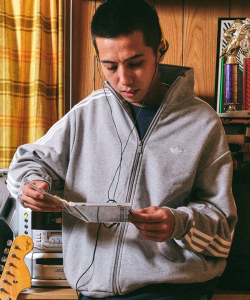 adidas(アディダス)の「adidas SWEAT FIREBIRD TRACKTOP atmos / アディダス スウェット ファイヤーバード トラックトップ アトモス【SP】(スウェット・メンズ・ヘザーグレー・3XL/XS/S/M/L/XL/XXL)」の8枚目の写真