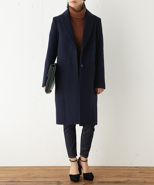 SLY（スライ）の「SINGLE テーラーLONG COAT（その他アウター・レディース・カーキ/ブラック/ネイビー/ベージュ/トップグレー・2/1）」の5枚目の写真