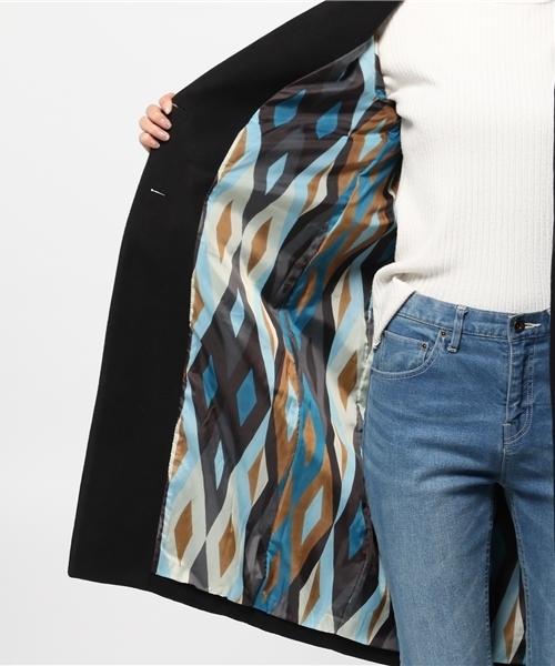 SLY（スライ）の「SINGLE テーラーLONG COAT（その他アウター・レディース・カーキ/ブラック/ネイビー/ベージュ/トップグレー・2/1）」の17枚目の写真