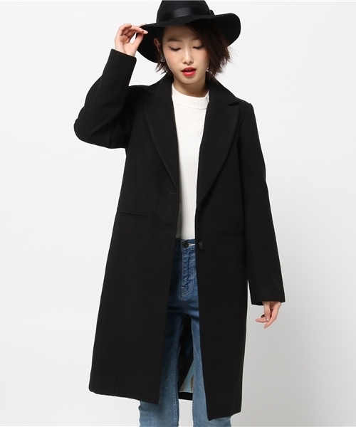 SLY（スライ）の「SINGLE テーラーLONG COAT（その他アウター・レディース・カーキ/ブラック/ネイビー/ベージュ/トップグレー・2/1）」の9枚目の写真