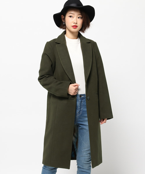 SLY（スライ）の「SINGLE テーラーLONG COAT（その他アウター・レディース・カーキ/ブラック/ネイビー/ベージュ/トップグレー・2/1）」の11枚目の写真