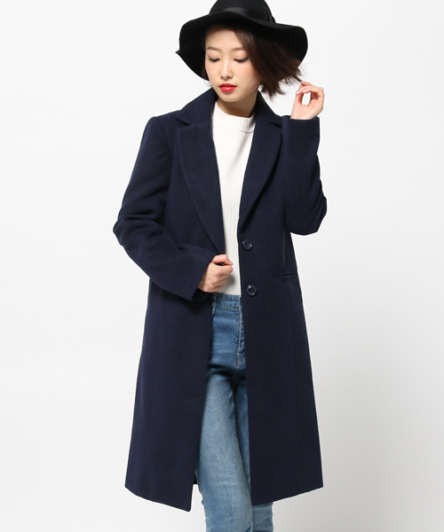 SLY（スライ）の「SINGLE テーラーLONG COAT（その他アウター・レディース・カーキ/ブラック/ネイビー/ベージュ/トップグレー・2/1）」の12枚目の写真