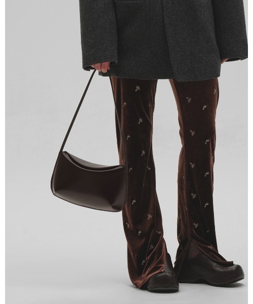 TODAYFUL（トゥデイフル）の「Sleek Leather Bag（ハンドバッグ・レディース・ブラック/ダークブラウン・FREE）」の7枚目の写真