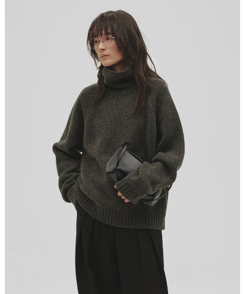 TODAYFUL（トゥデイフル）の「Sleek Leather Bag（ハンドバッグ・レディース・ブラック/ダークブラウン・FREE）」の9枚目の写真