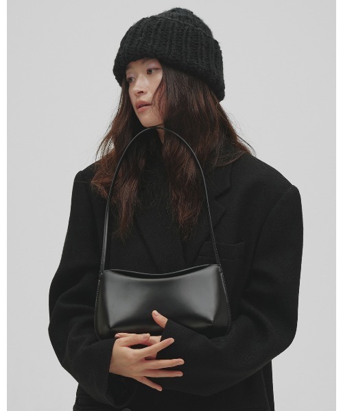 TODAYFUL（トゥデイフル）の「Sleek Leather Bag（ハンドバッグ・レディース・ブラック/ダークブラウン・FREE）」の15枚目の写真