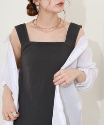 ブラ紐隠しレイヤードキャミ