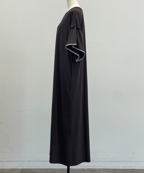 Jena espace merveilleux（ジェナ　エスパスメルヴェイユ）の「袖フレアスキッパーワンピース（ワンピース・レディース・ブラック/ブラウン・FREE）」の13枚目の写真