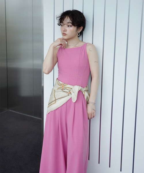 Ameri（アメリ）の「MEDI SWEET BACK STYLE CUP ROMPERS（つなぎ/オールインワン・レディース・ブラック/ピンク/ワイン・MEDIUM/SMALL/X-SMALL）」の19枚目の写真
