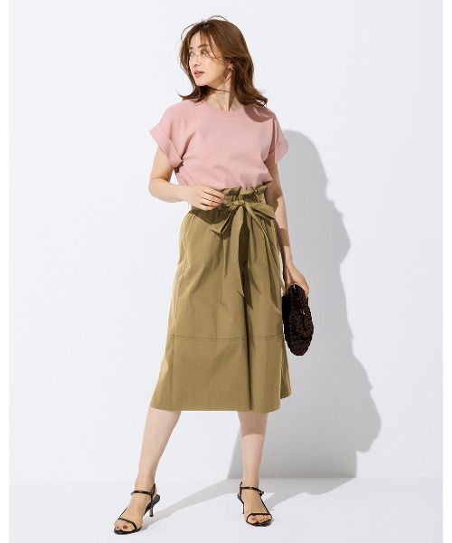 DoCLASSE( ドゥクラッセ)の「ドライタッチコットン・フレアキュロットパンツ(その他パンツ・レディース・ダークネイビー/ベージュ・11/9/13)」の1枚目の写真