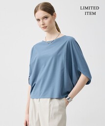 【WEB限定】ストレッチツイルジャージー ドルマンスリーブカットソー