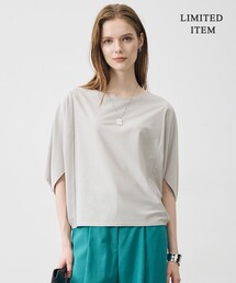 【WEB限定】ストレッチツイルジャージー ドルマンスリーブカットソー