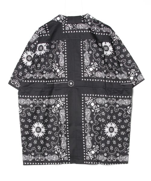 mastermind JAPAN(マスターマインド)の「BANDANA SS SHIRT(シャツ/ブラウス・メンズ・ブラック・XL)」の2枚目の写真