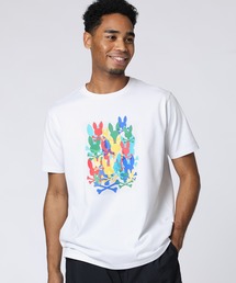 マルチカラーBUNNY ラバープリントTシャツ