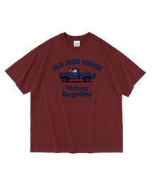 オールドジョスピックアップショートスリーブTシャツ（ワイン）
