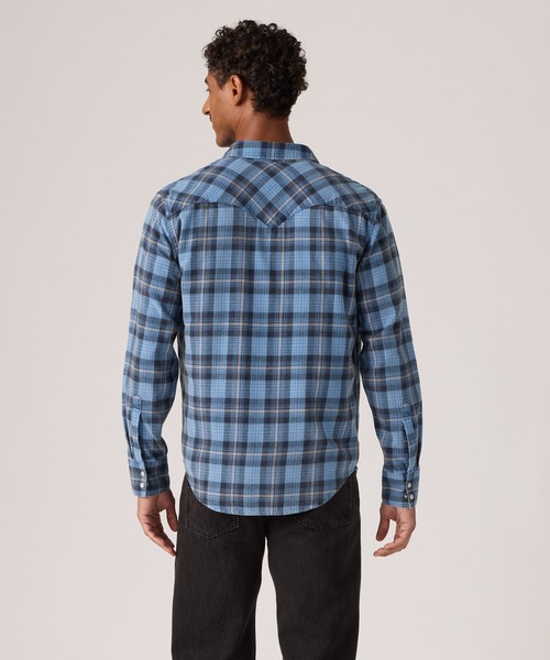 Levi's(リーバイス)の「Levi's/リーバイス ウエスタンシャツ(シャツ/ブラウス・メンズ・ブルー・S/M/L/XL)」の3枚目の写真
