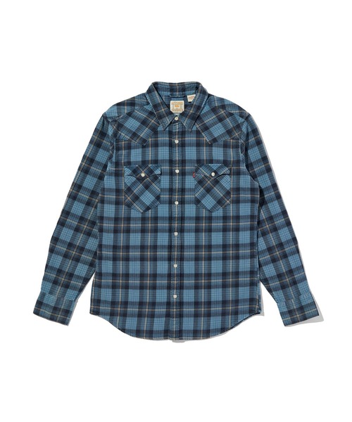 Levi's(リーバイス)の「Levi's/リーバイス ウエスタンシャツ(シャツ/ブラウス・メンズ・ブルー・S/M/L/XL)」の4枚目の写真