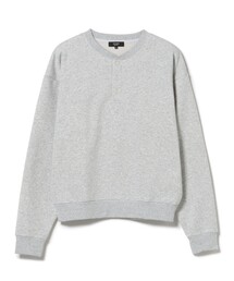 裏起毛 ヘンリーネック スウェット