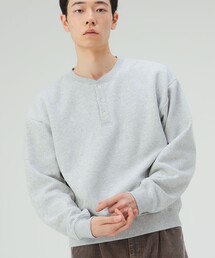 BEAMS HEART（ビームスハート）の「裏起毛 ヘンリーネック スウェット（スウェット）」