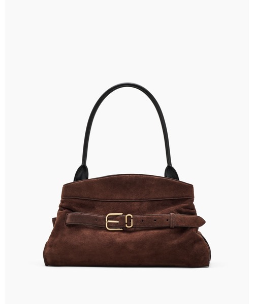 MARC JACOBS(マークジェイコブス)の「THE SUEDE DAKOTA SATCHEL/ザ スエード ダコタ サッチェル(ショルダーバッグ・レディース・ブラウン/ダークブラウン/プラム・ONE SIZE)」の2枚目の写真