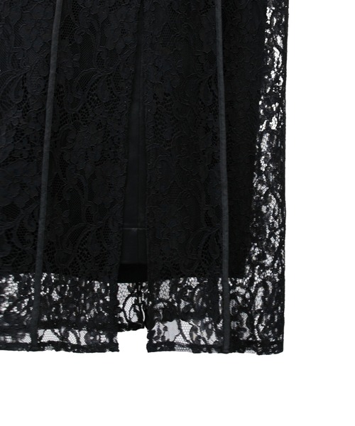 ANDRESD(アンドレスド)の「コーディドレースレーヤードドレス / corded lace layered dress(ドレス・レディース・ブラック・M/S/L)」の21枚目の写真